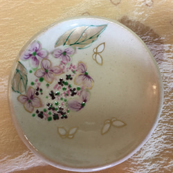 「紫陽花」豆皿5枚セット 3枚目の画像