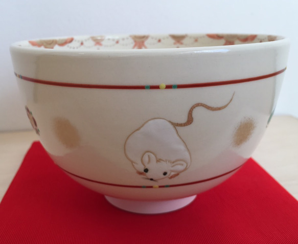 抹茶茶碗「干支ねずみ」 茶碗・めし碗 UMl 通販 8268341｜Creema