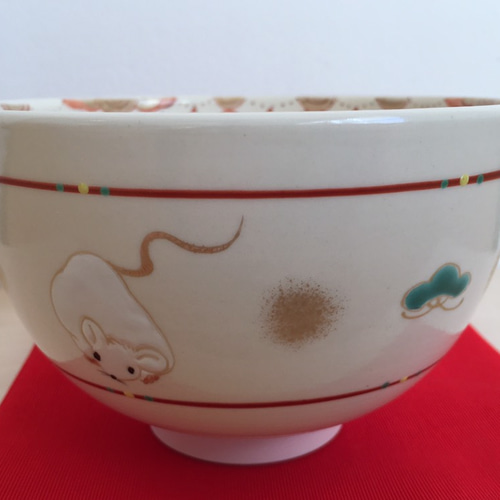 抹茶茶碗「干支ねずみ」 茶碗・めし碗 UMl 通販 8268341｜Creema