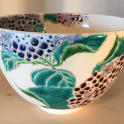 抹茶碗「紫陽花」 3枚目の画像