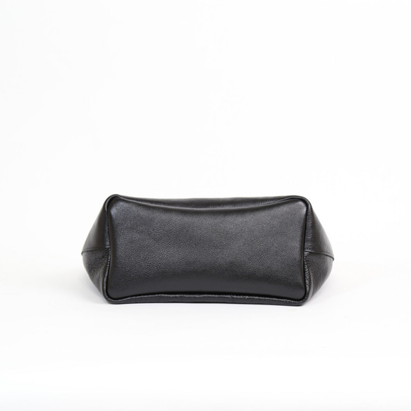 INCIPIT　姫路レザー　くり手ミニトート　ブラック【送料無料】 インキピット