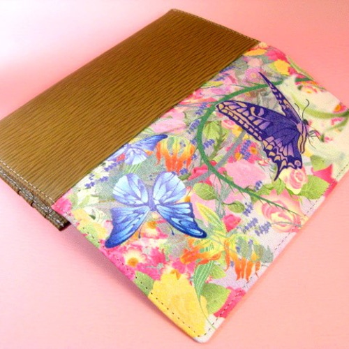 花と揚羽蝶 長財布 長財布 edominagi-tanakako 通販｜Creema(クリーマ  
