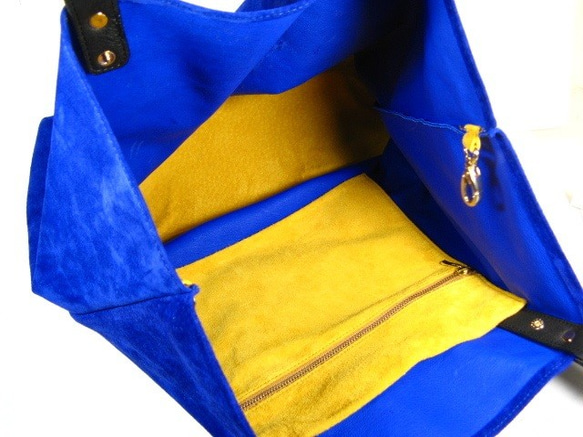 スエード　トートバッグ 