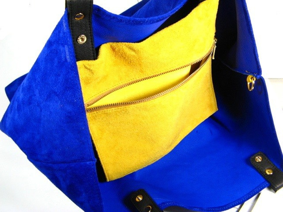 スエード　トートバッグ 