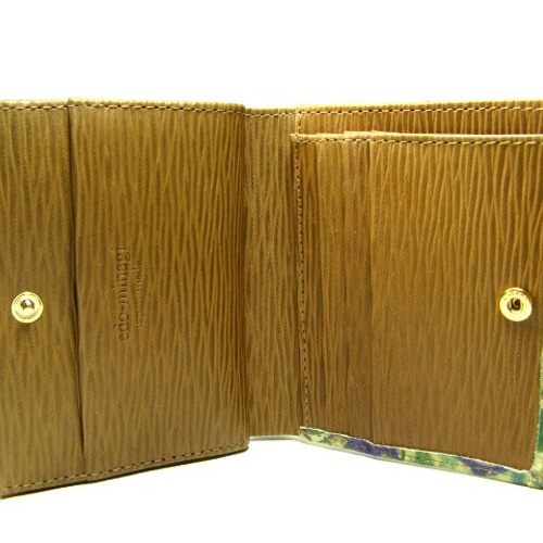 睡蓮花 口金二つ折り財布 江戸美袋 二つ折り財布 edominagi-tanakako  