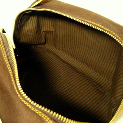 手提包帆布包棕色 第3張的照片