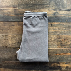 feather cotton®︎10分丈レギンス / ミディアムグレー 3枚目の画像