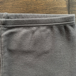 feather cotton®︎10分丈レギンス / ミディアムグレー 4枚目の画像