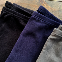 feather cotton®︎10分丈レギンス / ミディアムグレー 7枚目の画像