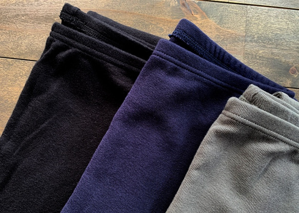 feather cotton®︎10分丈レギンス / ミディアムグレー 7枚目の画像