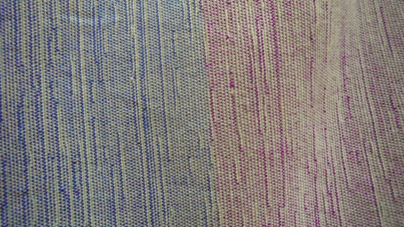 手織り♡虹色筒型スカート（白） 5枚目の画像