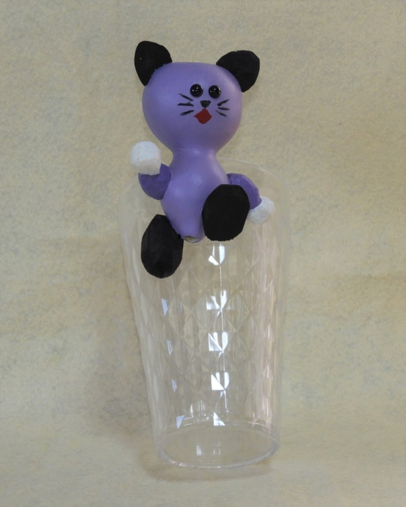 かわいい走る猫　マグカップのアクセント プレゼントに 2枚目の画像