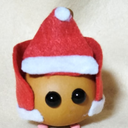 クリスマスプレゼント あなたをいやすかわいい　ミニひょうたんのサンタ 4枚目の画像