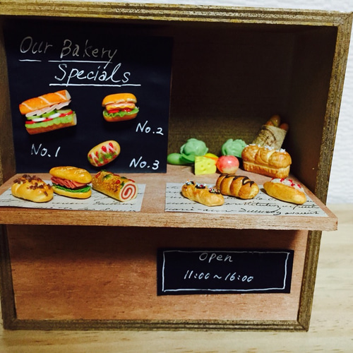 一点物❗️＊ミニチュア サンドイッチ屋さん＊ タペストリー・壁掛け a