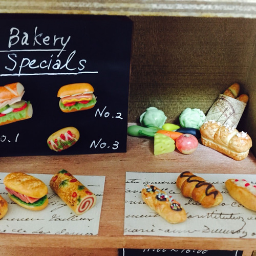 一点物❗️＊ミニチュア サンドイッチ屋さん＊ タペストリー・壁掛け a