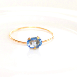 - deep blue - k18 Sapphire Ring 3枚目の画像