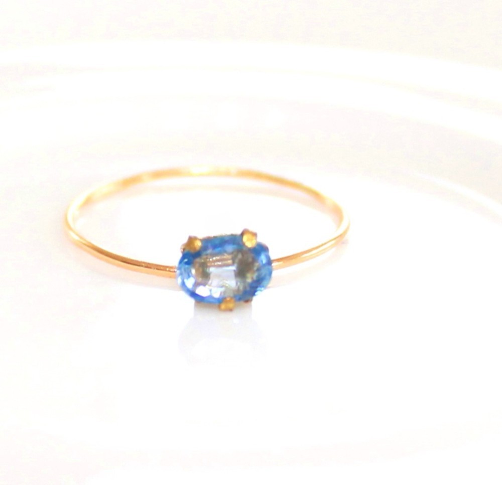 - mizuiro no ishi - Ceylon Blue Sapphire k10 Ring