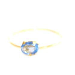 - mizuiro no ishi - Ceylon Blue Sapphire k10 Ring 2枚目の画像