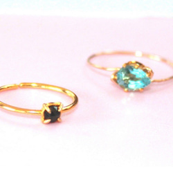 PREMIUM k10 ring × 2点 set -precious stones- 2枚目の画像