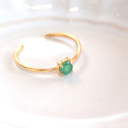 SP - rare stone - 2way Ear Cuff ＆ Open Ring 2枚目の画像