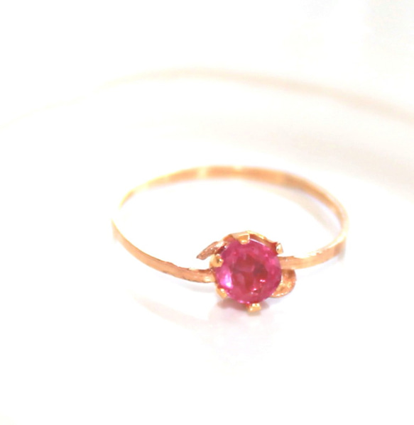 - pink - Ruby Ring 2枚目の画像