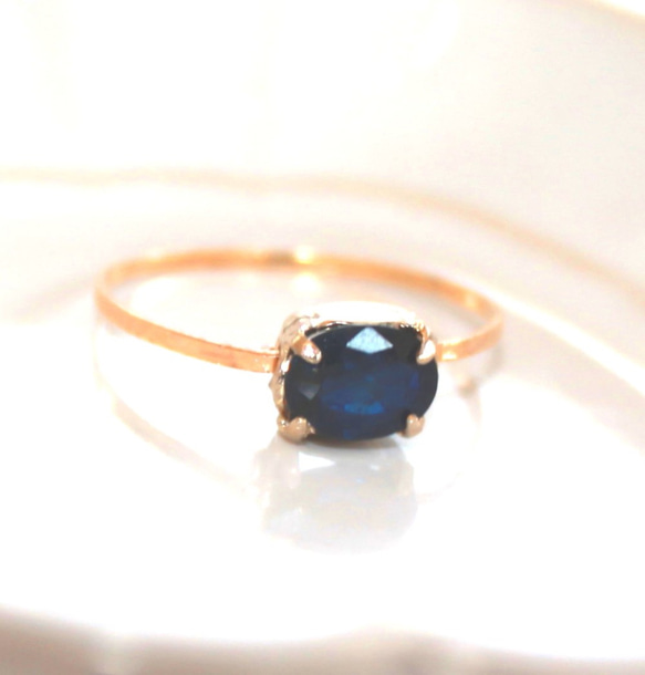 - navy blue - Sapphire Ring 1枚目の画像