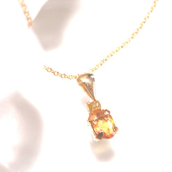 k18gp - color - Yellow Sapphire & Yellow Diamond Necklace 3枚目の画像