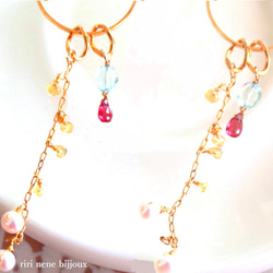 - 着せ替え Sapphire - 2way Earrings & Pendant + Beryl 1枚目の画像