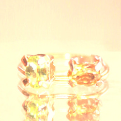 k10 - kutibiru - Ruby & Grossular Garnet Ring 3枚目の画像