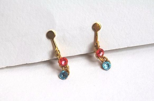 padparadsha sapphire color petit opal color/Aquamarine color 6枚目の画像