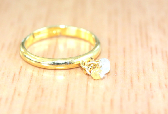 Yellow sapphire ring　＋ルビーペンダントトップ 2枚目の画像