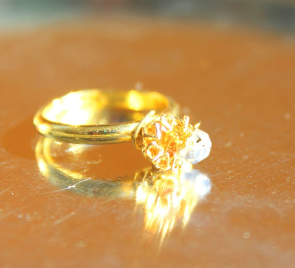 Citrine & Iolite  ring 2枚目の画像