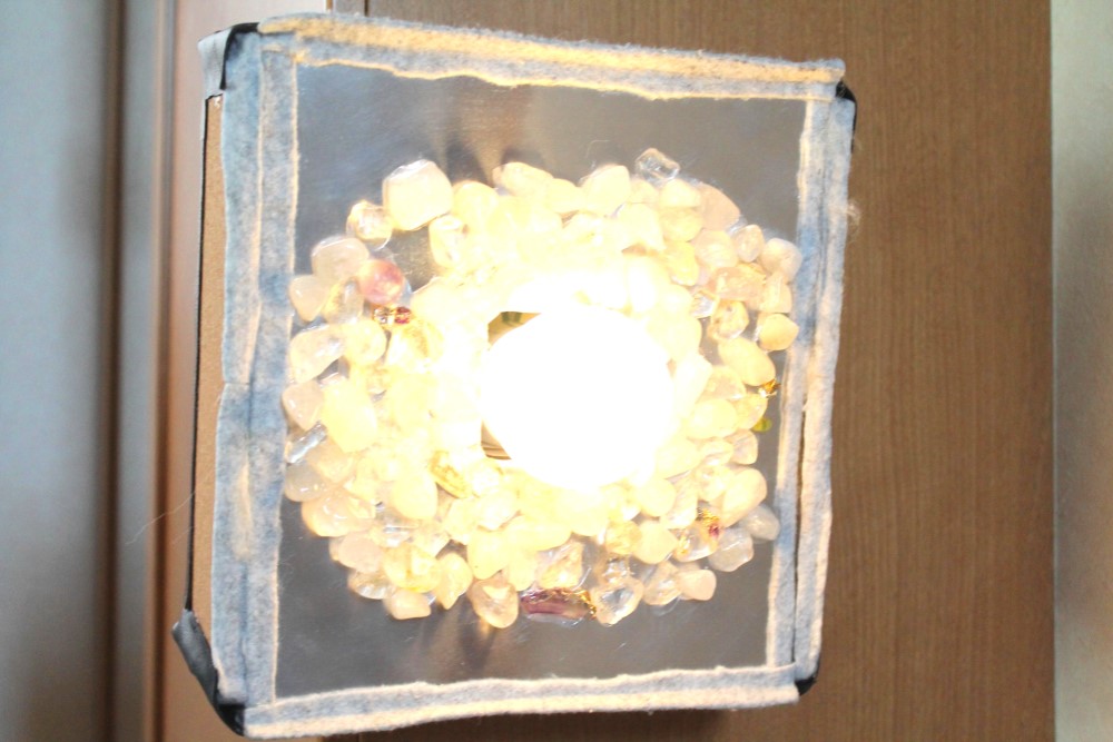 BOX LAMP ー1ー　＋ルビーペンダントトップ