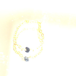 Blue sapphire ring -K10- 3枚目の画像