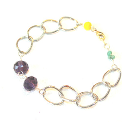 autumn  bracelet emerald +"sapphire"present 2枚目の画像