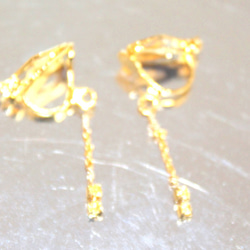 Yellow Sapphire Earrings -14kgf- ＋present 4枚目の画像