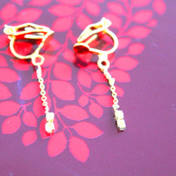 Yellow Sapphire Earrings -14kgf- ＋present 5枚目の画像