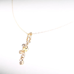 悠久の時（令和）記念　-Green Diamond K18- Necklace 3枚目の画像