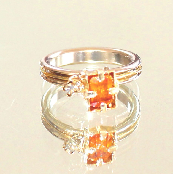 Sphalerite & Diamond Ring 3枚目の画像