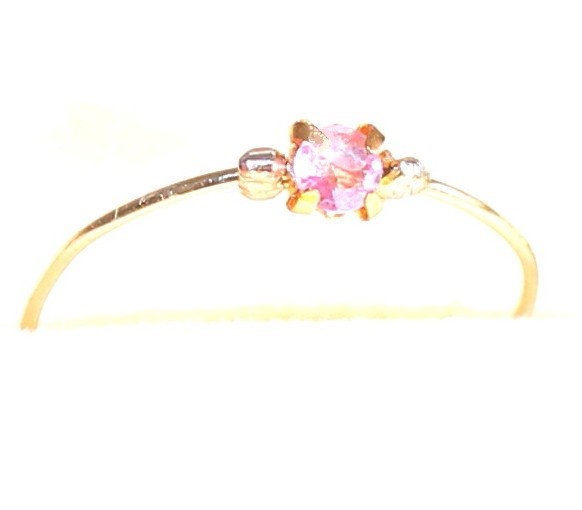 K18 Pink Sapphire Ring