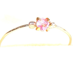 K18 Pink Sapphire Ring 1枚目の画像