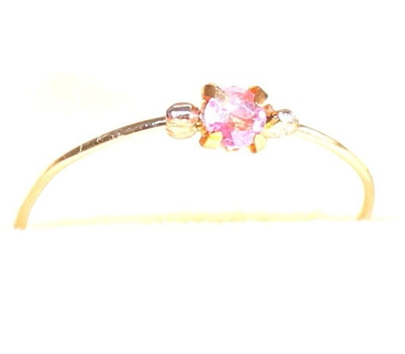 K18 Pink Sapphire Ring 1枚目の画像