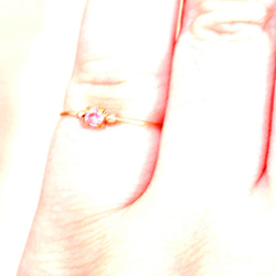 K18 Pink Sapphire Ring 2枚目の画像