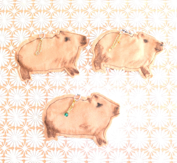 capybara　カピバラさんケース　mini come on 3点セット 2枚目の画像