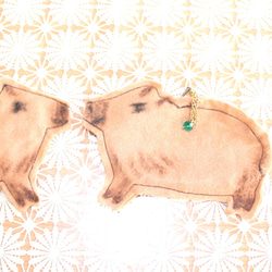 capybara　カピバラさんケース　mini come on 3点セット 3枚目の画像