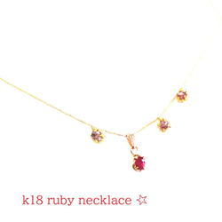 -14kgf- ruby & spinel bracelet ブレスレット～桜色～ 4枚目の画像