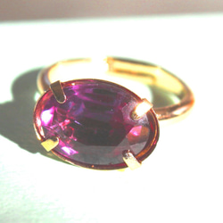 big pink sapphire ring or pendant 2枚目の画像