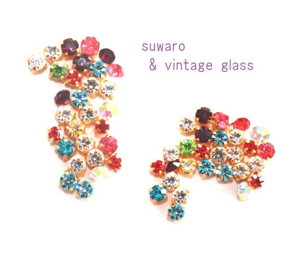 -jewelry- flower bouquet earrings vol,4－２　華やか