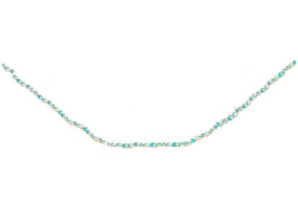 Natural Blue Diamond -k18 or Pt necklace- 2枚目の画像