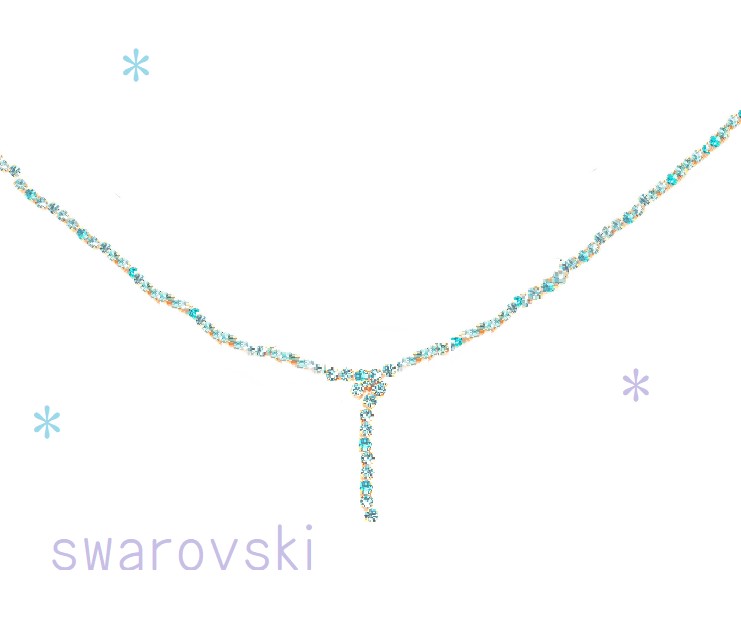 ☆Swarovski®Crystals necklace blue☆